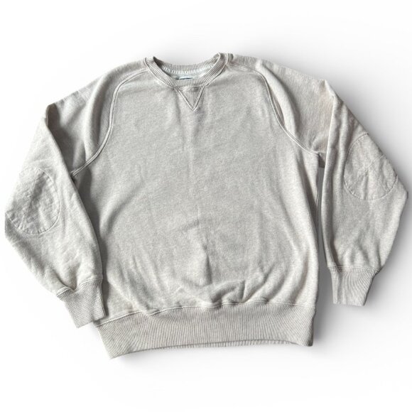 J. Crew Tops - J.Crew Vintage Fleece Crewneck Sweatshirt Heather Gray Size M
